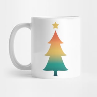 Christmas tree in twilight Mug